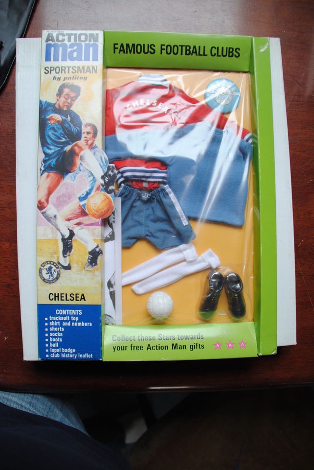 GI JOE / ACTION MAN CHELSEA FOOTBAL SET (40TH )