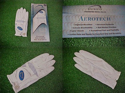 12.00 RH LADIES LARGE / MEDIUM /SMALL GOLF GLOVE & BALL MARKER 