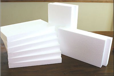 LOT FOAM SHEETS 14 x9 1/2 x1.5 STYROFOAM PACKAGING / CRAFTS