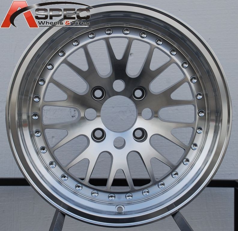 16X8 VARRSTOEN V3 CCW STYLE WHEEL 4x100 +25 MACHINED FIT CIVIC SI 