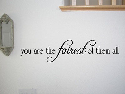   FAIREST Bathroom Bedroom Wall Quote Decal Lettering Sign Home Decor