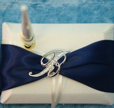 wedding pen holder in Guest Books & Pens