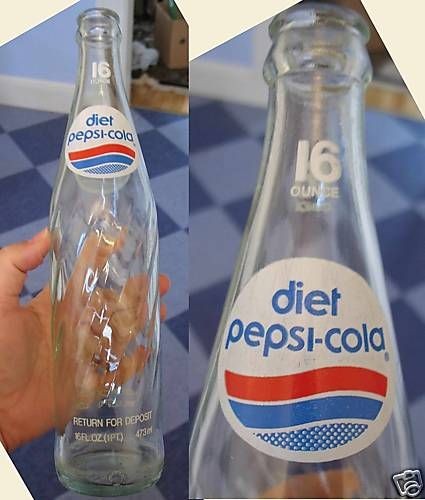 old pepsi glass bottles