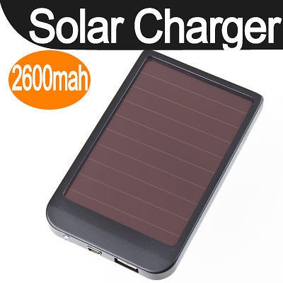   Panel Charger Battery For Mobile Cell Phone Camera /4 PDA 2600MAH