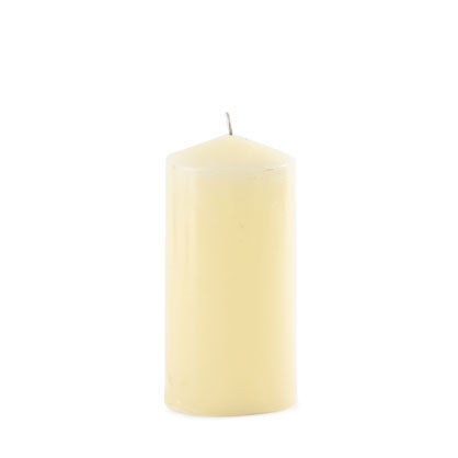 24 x 8cm Pillar Ivory Candle wedding restaurant BULK