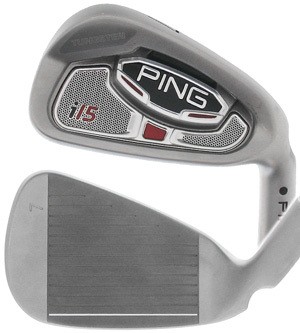 Ping i15 7 Iron Black Dot (Steel AWT Regular) LEFT 7i i 15 Golf Club