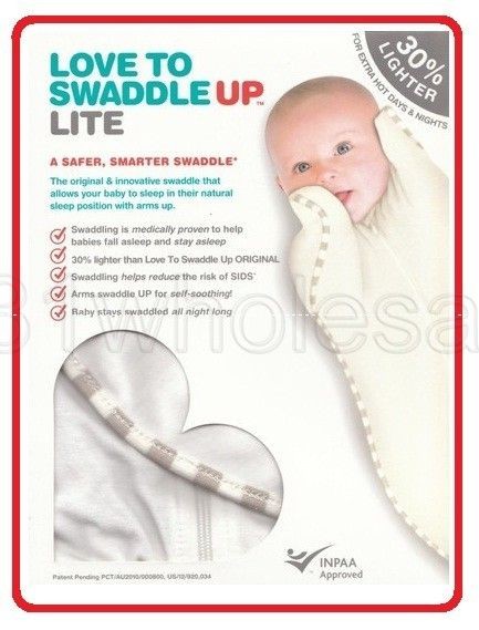   LOVE TO SWADDLE UP WRAP ME UP Lite 30% Lighter Baby All Size