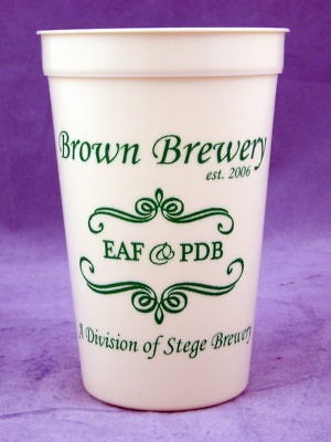 70   16 oz. Stadium Cups Plastic Personalized, Beer