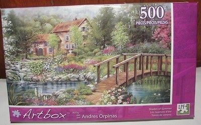 ARTBOX 500 PCs JIGSAW PUZZLE.SHADES OF SUMMER~ ART BY ANDRES ORPINAS