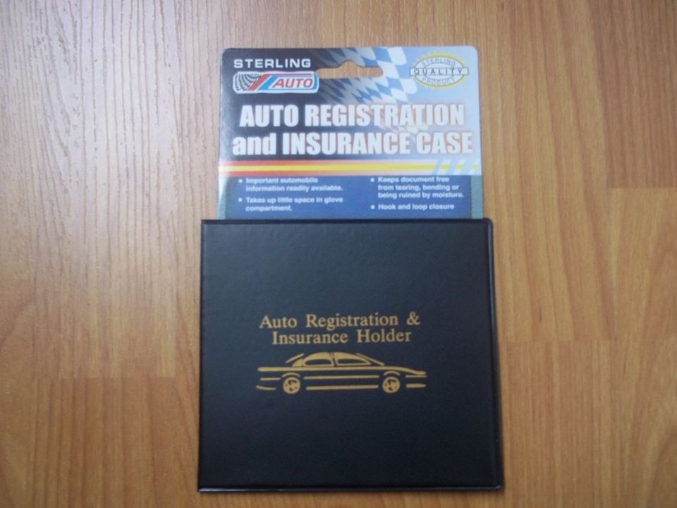 CAR TRUCK REGISTRATION & INSURANCE CASE HOLDER WALLET