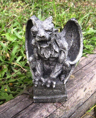   mold plaster mould w/ plastic backup gargoyle casting garden mold