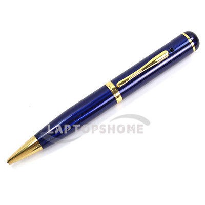 4GB Surveille Golden ring Recording Pen Camera Video Recorder DV