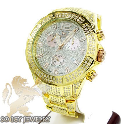 ICELINK JACOB & CO DIAMOND MENS YELLOW WATCH 7.00CT