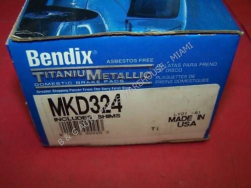 Bendix MKD324 Front Semi Metallic Pads