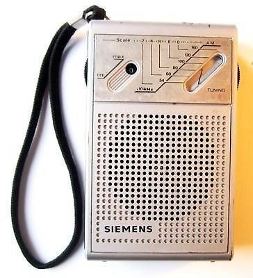 Vintage Siemens Pocket Radio Still Working #286