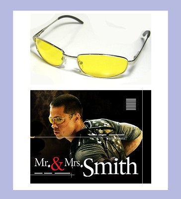   Glasses Aviator Tactical Yellow Lens Military Night Driving Sunglasses