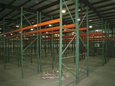 Used Teardrop Pallet Rack Shelving Racking Sections scaffolding