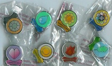 POKEMON TCG LAPEL PIN BADGE NEW 6TH year 2006 2007 LEAGUE KANTO REGION