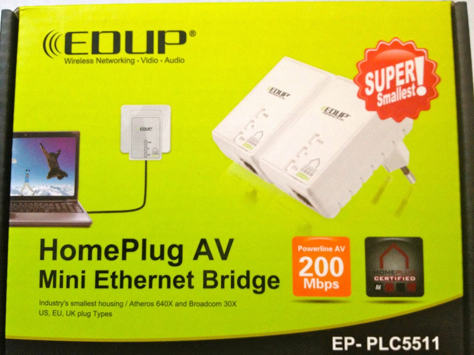 EDUP Powerline 200Mbps i link, Limesat, dreamlink,sonicview, nfushion 