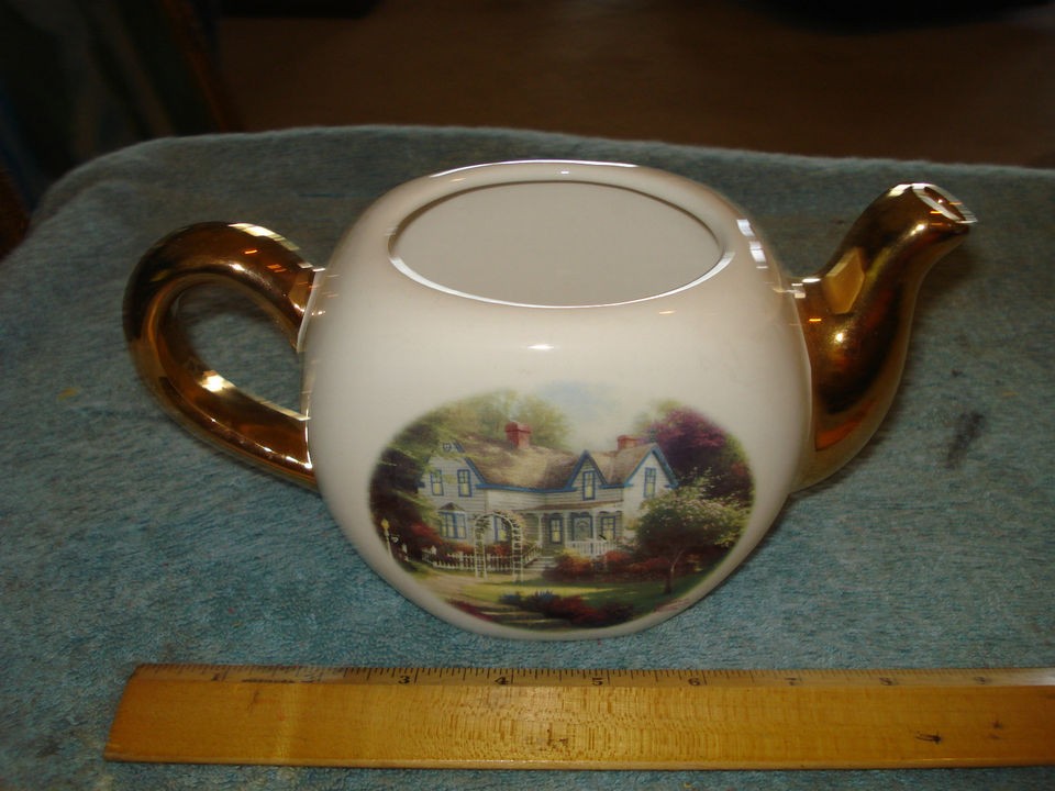   20??,teleflora gift,thomas kinkade,painter of light,tea pot,nice,nr