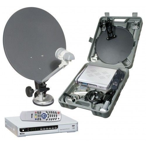 PHILEX SLX PORTABLE CAMPING / CARAVAN DIGITAL SATELLITE SYSTEM KIT 