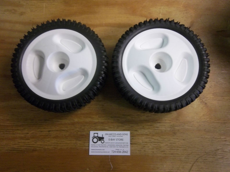 CRAFTSMAN/POULAN/WEEDEATER SELF PROPEL WHEELS #407755X427 SET OF 2 OEM 