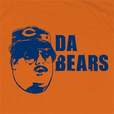 DA BEARS T SHIRT FUNNY CHICAGO SNL FOOTBALL FANTASY VINTAGE DITKA 