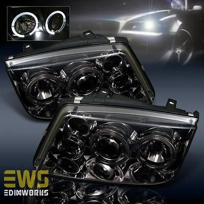   99 05 VW JETTA MK4 BORA HALO PROJECTOR HEADLIGHTS LIGHTS LEFT+RIGHT