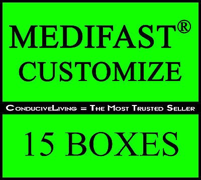 MEDIFAST® CUSTOMIZABLE 15 BOXES  YOU DECIDE FLAVORS  THE MOST 