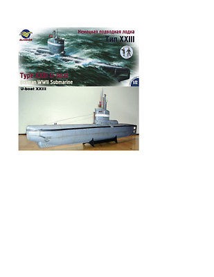 Type XXIII U  boat German WW2 Submarine 1/72