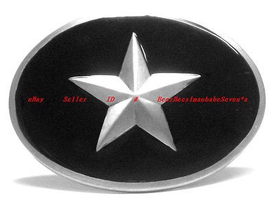   PENTAGRAM ROCK 5 POINT NAUTICAL STAR RANGER STAR LONE STAR BELT BUCKLE