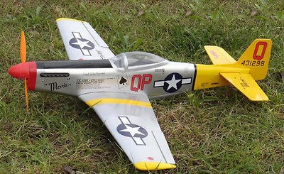 51 Mustang Electric 33.5 R/C RC Airplane Plane ARF