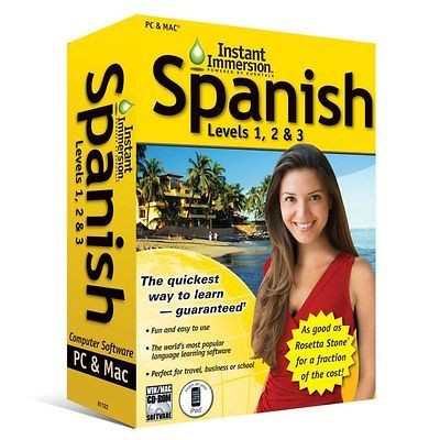   Spanish Levels 1, 2 and 3 Language Learning Software BRAND NEW