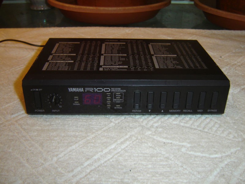 Yamaha R100, Reverb Processor, Vintage Unit