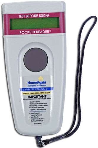 Home Again Worldscan Microchip Reader Universal Scanner