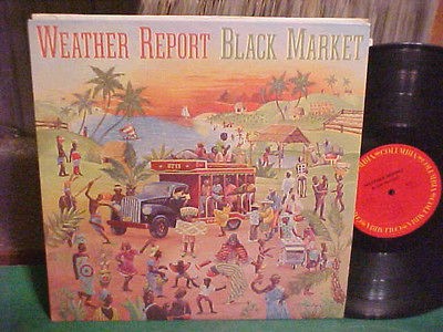 BLACK MARKET LP WEATHER REPORT STEREO COVER ART SHORTER ACUNA 