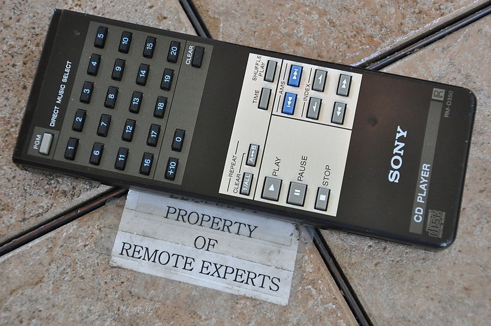 SONY RM D350 CD REMOTE CONTROL CDP 295   ORIGINAL