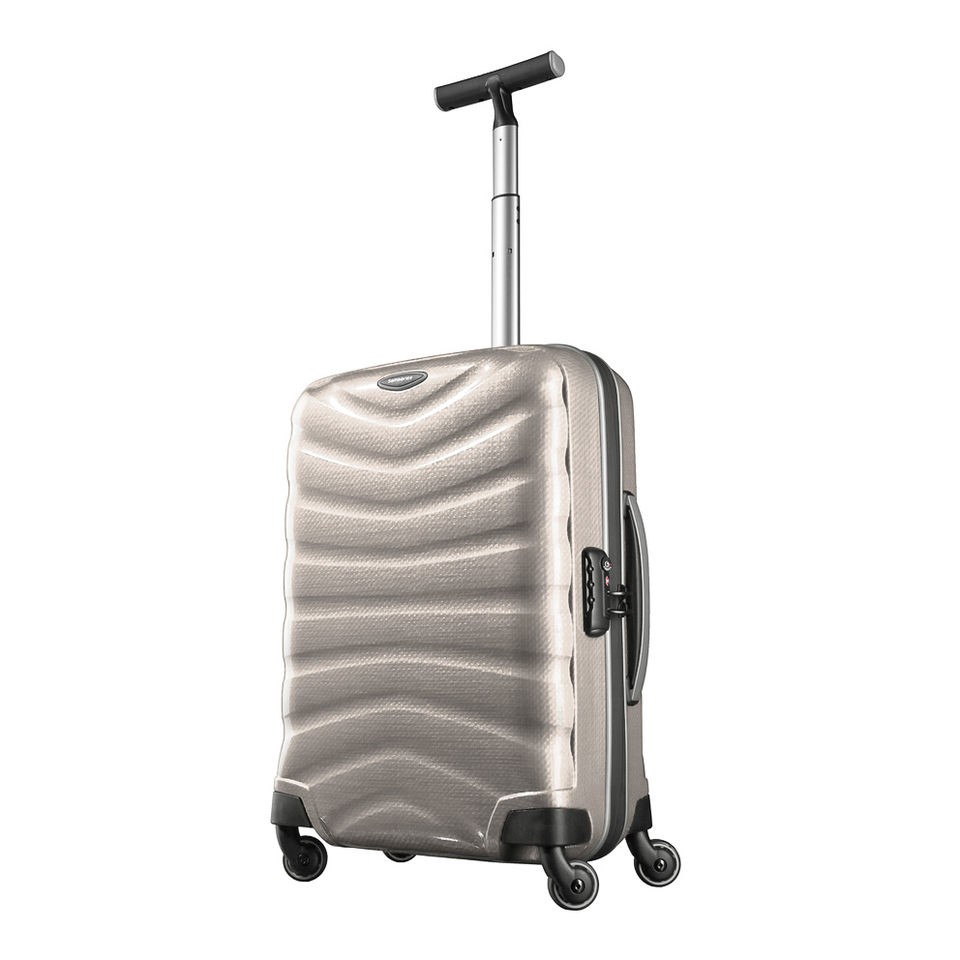 SAMSONITE FIRELITE CABIN SIZE LUGGAGE 55cm/20inches 1.9 KG WHITE BEST 