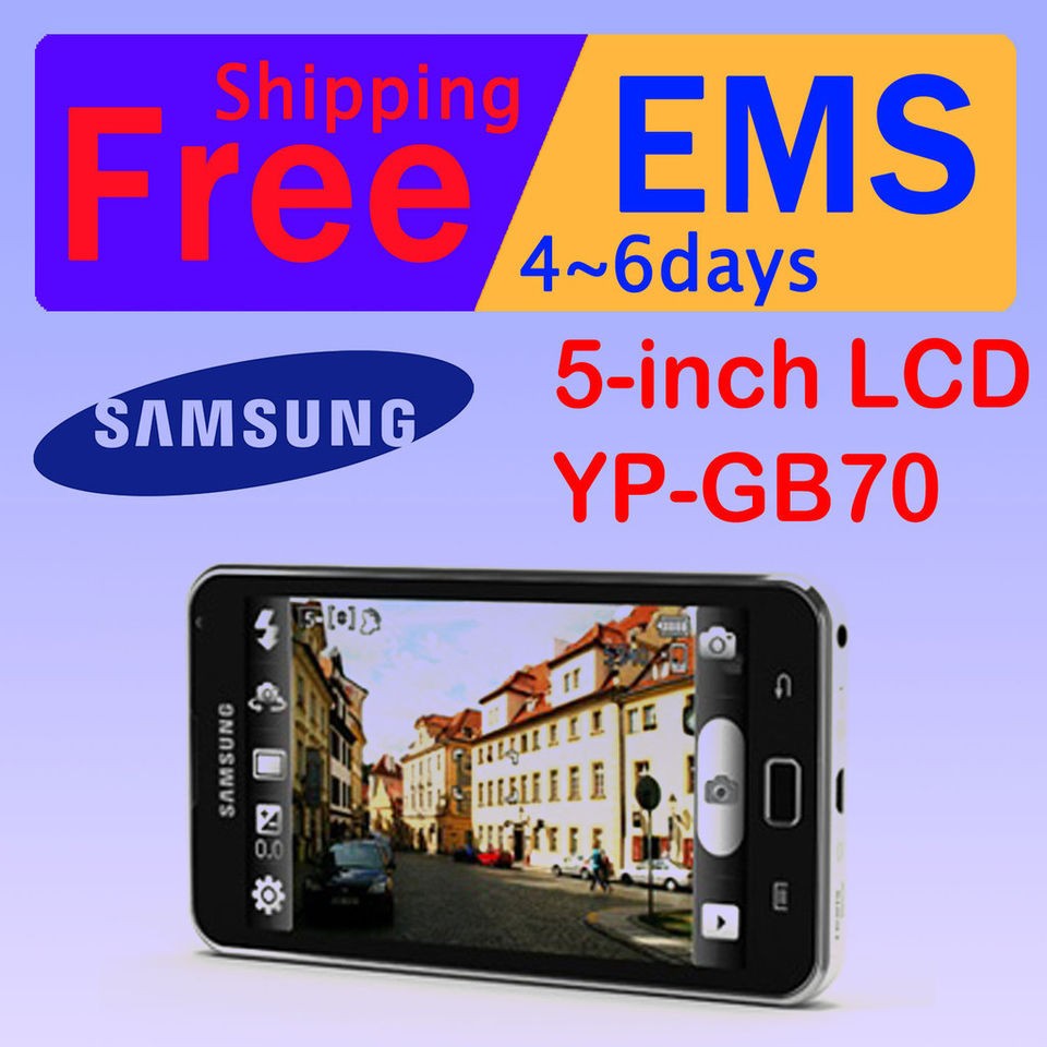 New SAMSUNG YEEP YP GB70 Galaxy Player 16GB 5 inch LCD Display WiFi 