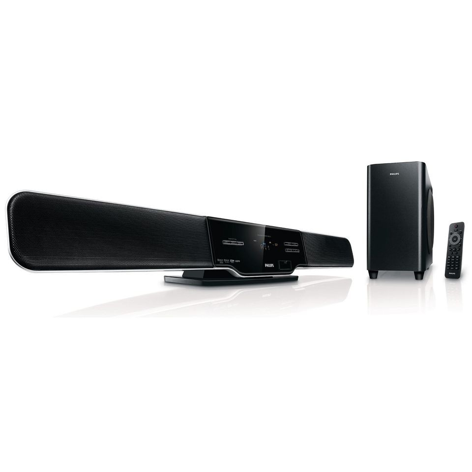   HSB2313A 300W SOUNDBAR HOME THEATHER SYSTEM W/ SUBWOOFER & HDMI HUB