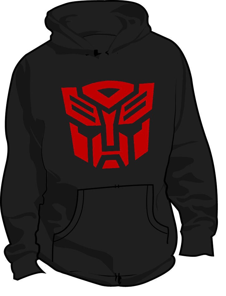 TRANSFORMERS LOGO 80s RETRO CARTOON   HOODIE ALL SIZES & COLOURS