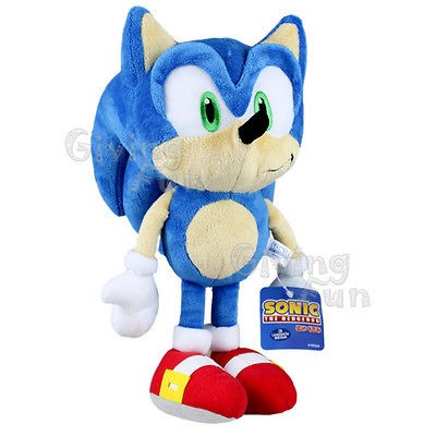 NEW GENUINE SONIC THE HEDGEHOG 8 SONIC SEGA Game Soft Plush Figure 