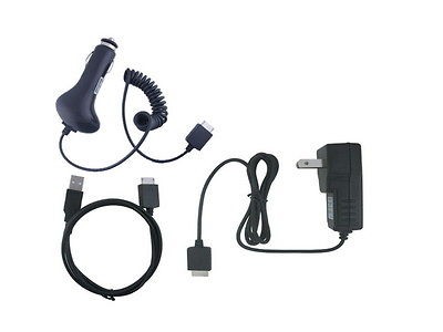 Car Wall AC Charger + USB Data Cable for Sony Walkman NWZ S544 NWZ 