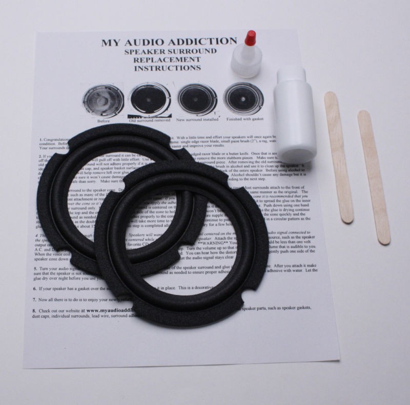 Foam Speaker Surround Repair Kit For JBL Control 1