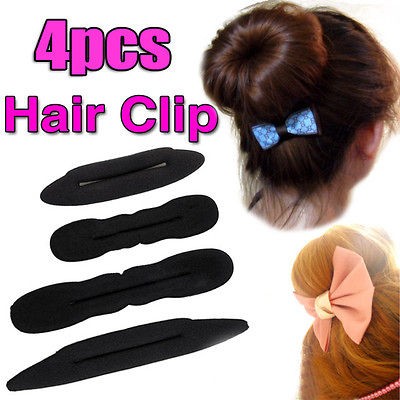   Sponge Clip Foam Donut Hair Styling Bun Curler Tool Maker Ring Twist