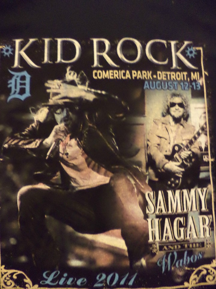 KID ROCK AT COMERICA PARK DETROIT CONCERT t shirt sz M/L tour music 