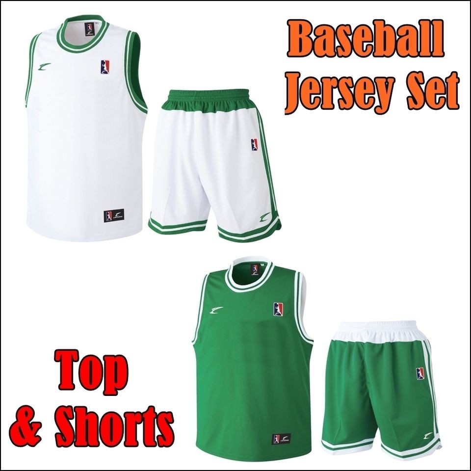   NBA Basketball Jersey Set Team Uniform Sportswear Shirts Shorts L