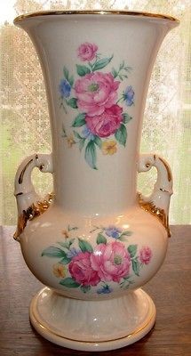 Vintage Royal Copley Spaulding China Porcelain Handled Gilded Flower 