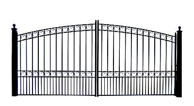 DRIVEWAY GATES IRON GATES STEEL GATE NEW PARIS NEW STYLE 12