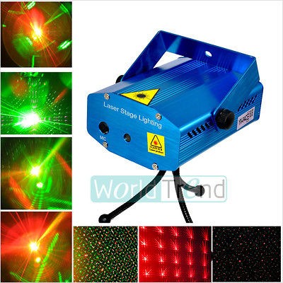 Mini Laser Stage Light STAGE Lighting Show Sky Star For Party  USA 